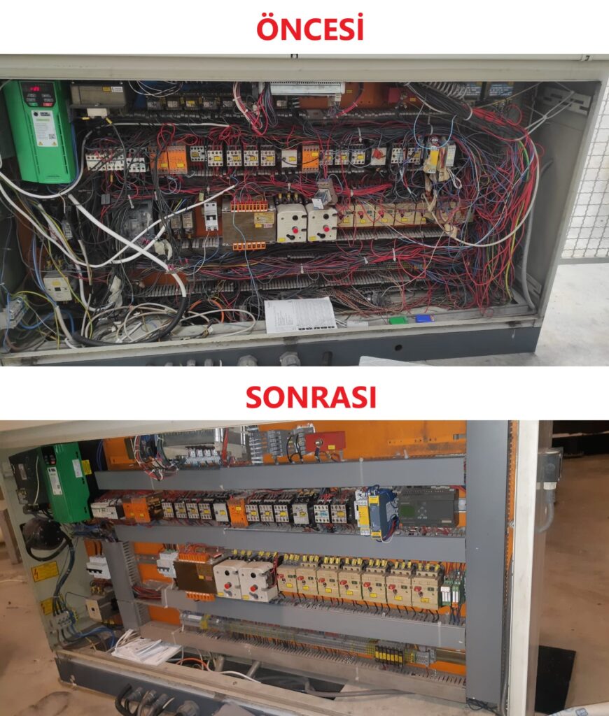 KAROSEL KESİM MAKİNESİ PANO REVİZYONU